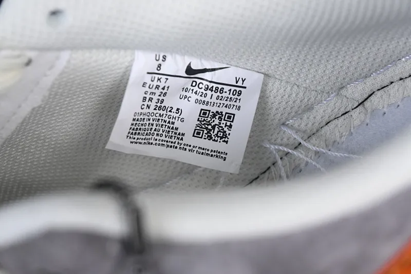 All Categories Nk Air Force 1 Air Force Series Nk Air Force 1 Low Air Force Low Nike Air Force 1'07 Low Gray Orange Private Collection Air Force One Low Casual Shoes DC9486-109
